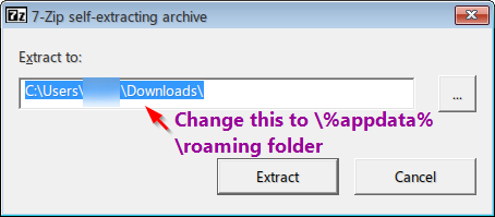Logo for 7-Zip Self-Extracting Archive (7z SFX)