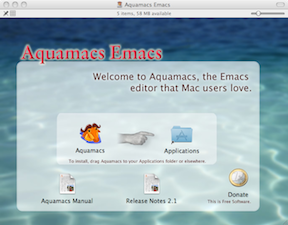 Logo for Aquamacs