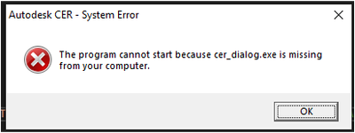 Logo for Autodesk Customer Error Reporting (CER)