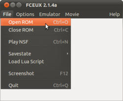 Logo for FCEUX (NES Emulator)