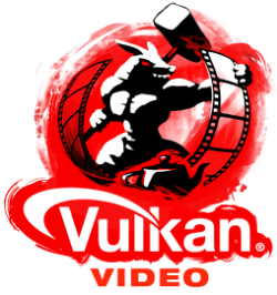 Logo for Vulkan Graphics API