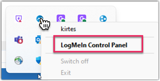Logo for LogMeIn Control Panel