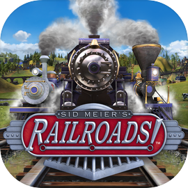 Logo for Sid Meier's Railroads!