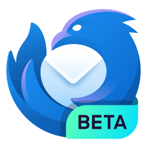 Logo for Mozilla Thunderbird (Beta)