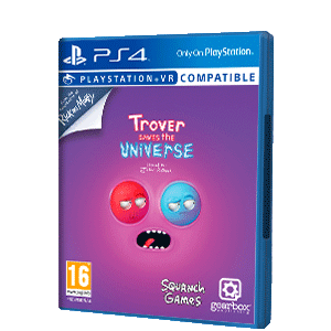 Logo for Trover Saves the Universe